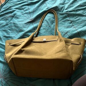 Olive Green Tote Bag
